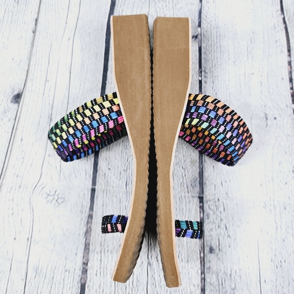 CORKYS | Toasty multicolour rainbow sandals - Picture 2 of 7
